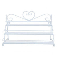 Three-layer Wrought Iron Nail Polish Display Stand