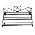 Three-layer Wrought Iron Nail Polish Display Stand