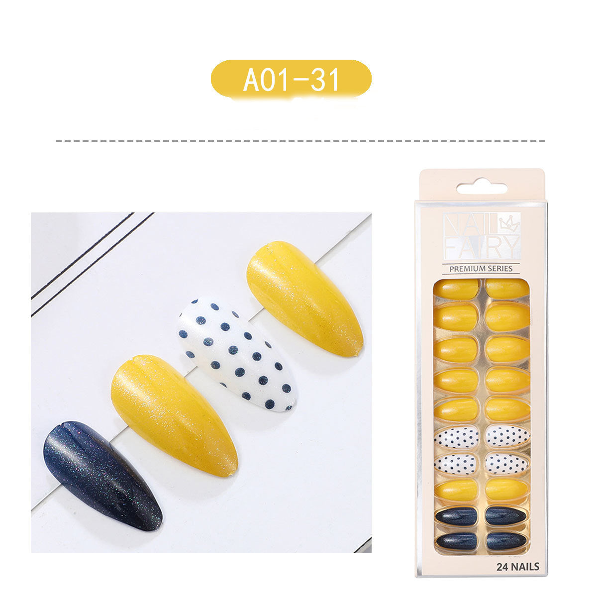 Nail Fairy Fashionable Detachable Water Drop Nail Patch