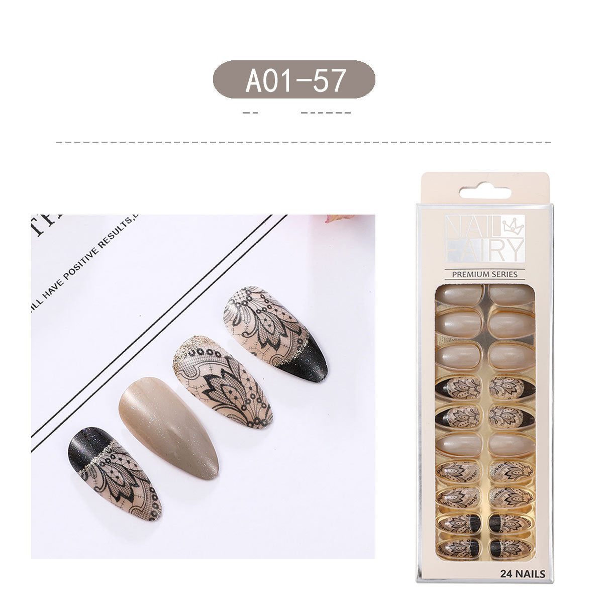 Nail Fairy Fashionable Detachable Water Drop Nail Patch