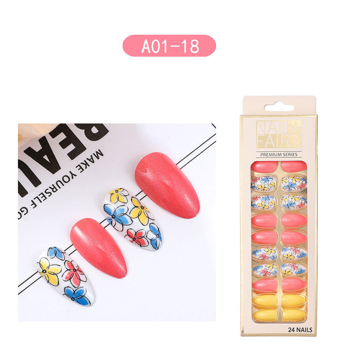 Nail Fairy Fashionable Detachable Water Drop Nail Patch