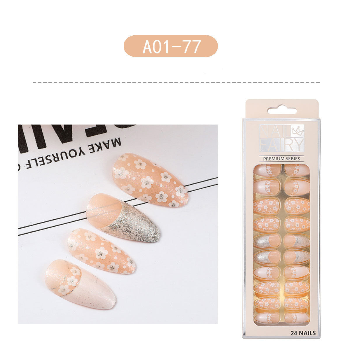 Nail Fairy Fashionable Detachable Water Drop Nail Patch