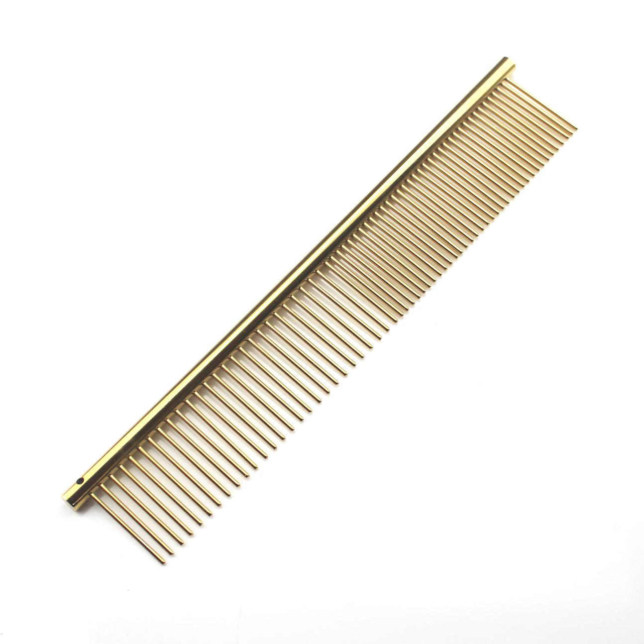 Color Stainless Steel Medium Pet Comb
