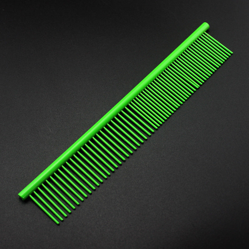 Color Stainless Steel Medium Pet Comb
