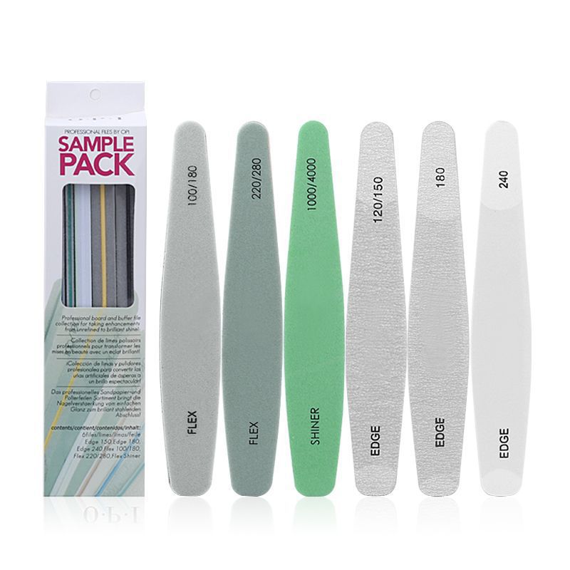 O. P Flex Green Waterproof Nail File Diamond Double-Sided Polishing Strip