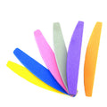 Nail Sunshine File Good Quality Moon-Shaped High Elastic Sponge Rubbing Waterproof Nail File Nail Polish Strip Double-Sided Manicure File Strip