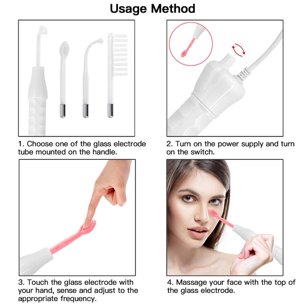 Electrotherapeutic Rod And Hairdressing Instrument Electrotherapeutic Comb