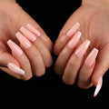Gradient French Ballet Nail Patch