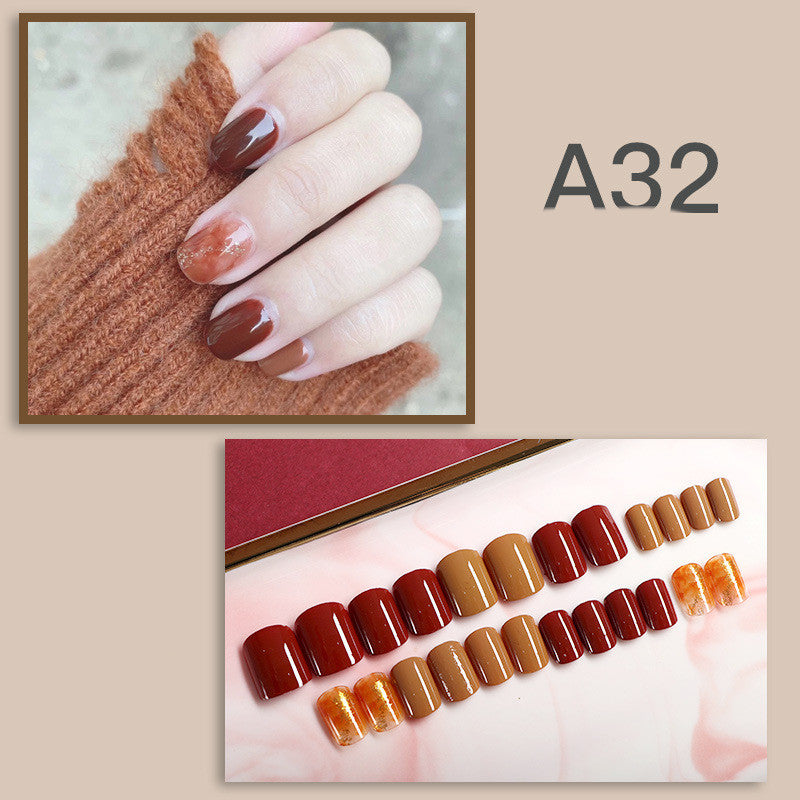 Net Red Fake Nail Sticker Wearing Nail Finished Nail Piece Nail Sticker