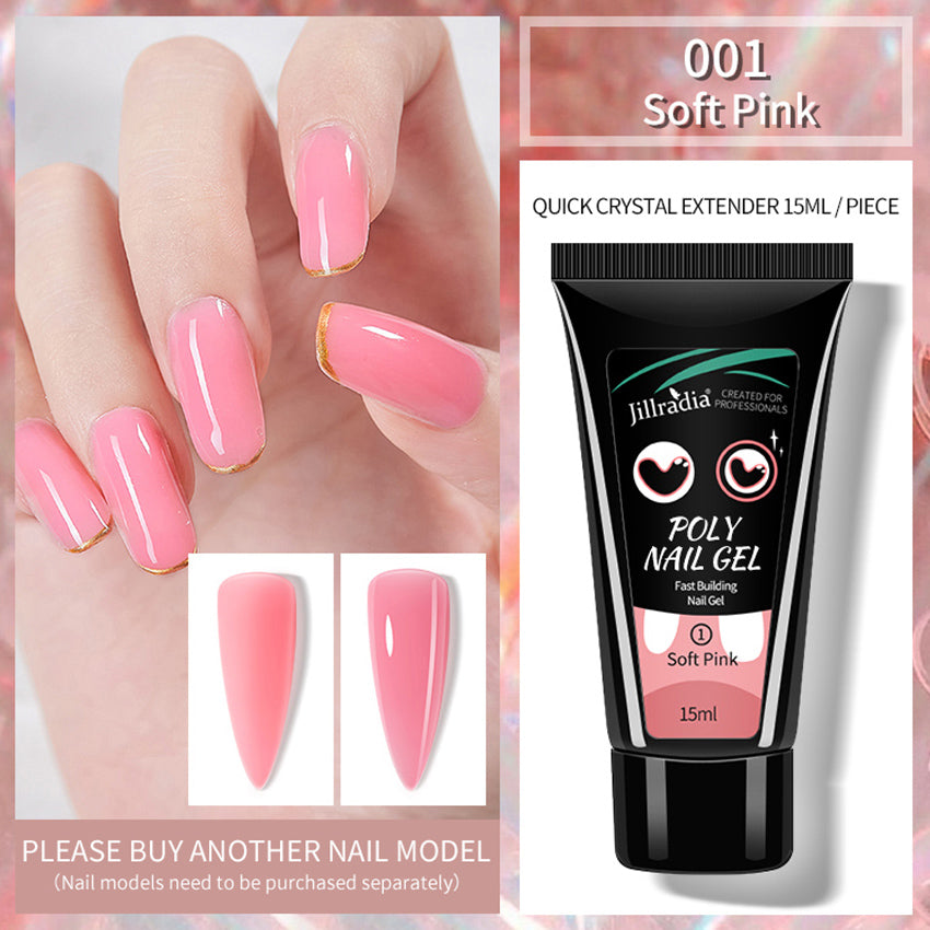 Jillradia Crystal Extension Gel Nail Phototherapy Gel Model Gel