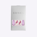Snail Long Wearing Nail Dark Blue Nail Patch, Trapezoidal False Nails