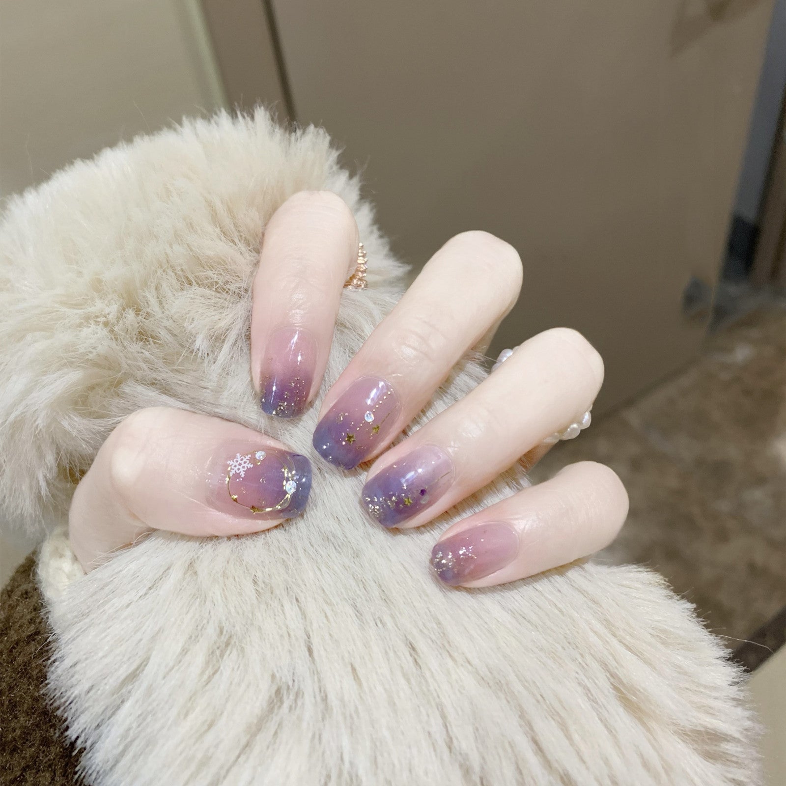 Ruyuer Net Red Hill Pattern 3d Nail Patch Nail Polish Film Sticker