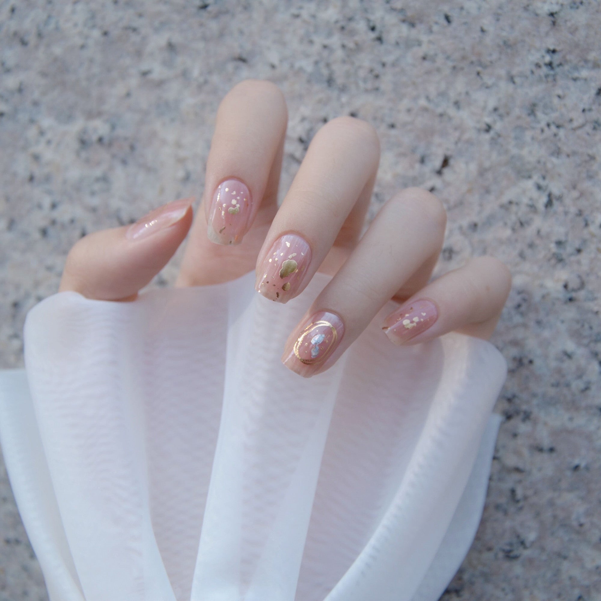 Ruyuer Net Red Hill Pattern 3d Nail Patch Nail Polish Film Sticker