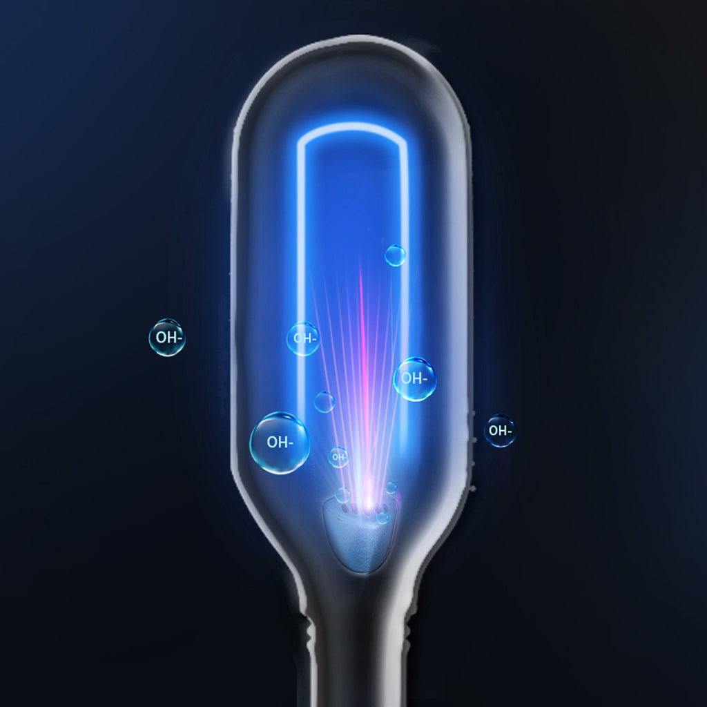 Frozen Hair Straightening Comb And Curling Straight Dual-Purpose Anion
