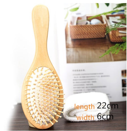 Comb Head Massage Meridians Wooden Comb  Anti Static Hair Loss Comb Massage Comb