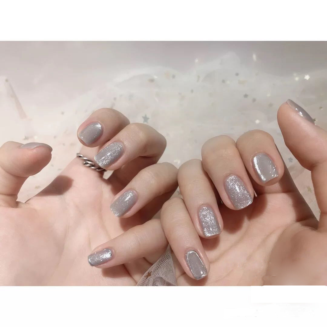 MJ Soak-Off Nail Polish Net Red New Popular Smoothie Moonstone Silver White Wide Ice Transparent Cat Eye Gel Nail Shop Spar Cat Eye