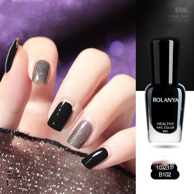 Bolanya Water-Based Nail Polish Free Of Baking Can Be Torn Off, Quick Drying And Lasting
