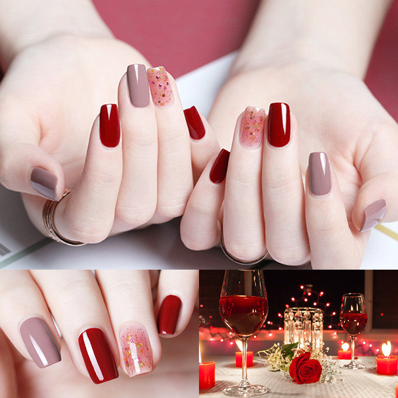 Fairy's Gifts Sequined Three-Color Nail Polish Set