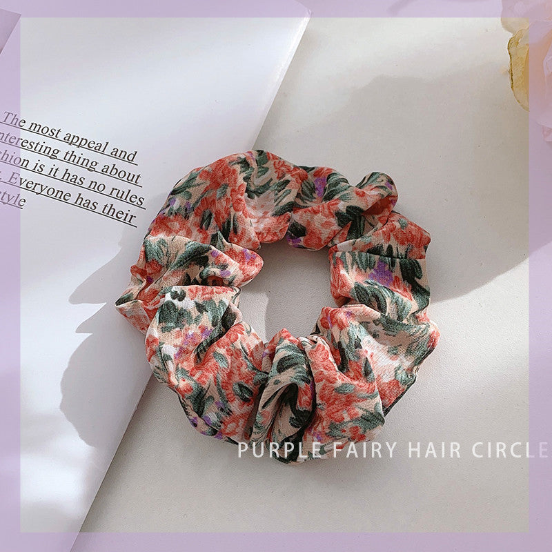 Super Fairy Purple Pig Intestine Hair Tie Headdress