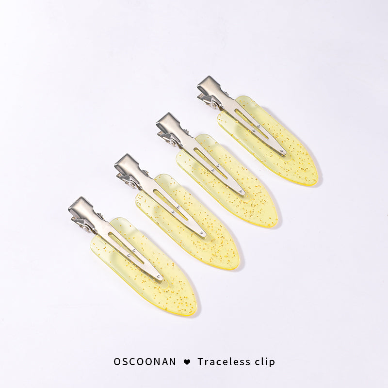 Same Hairpin No Trace Golden Hairpin Net Red Girl Side Clip Duck Beak Clip Bangs Clip