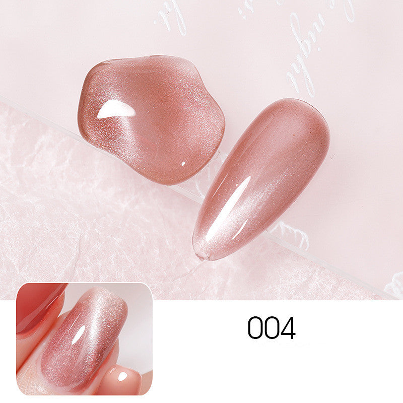 Ice-through Jade Nude Powder Dirty Purple Nail Polish