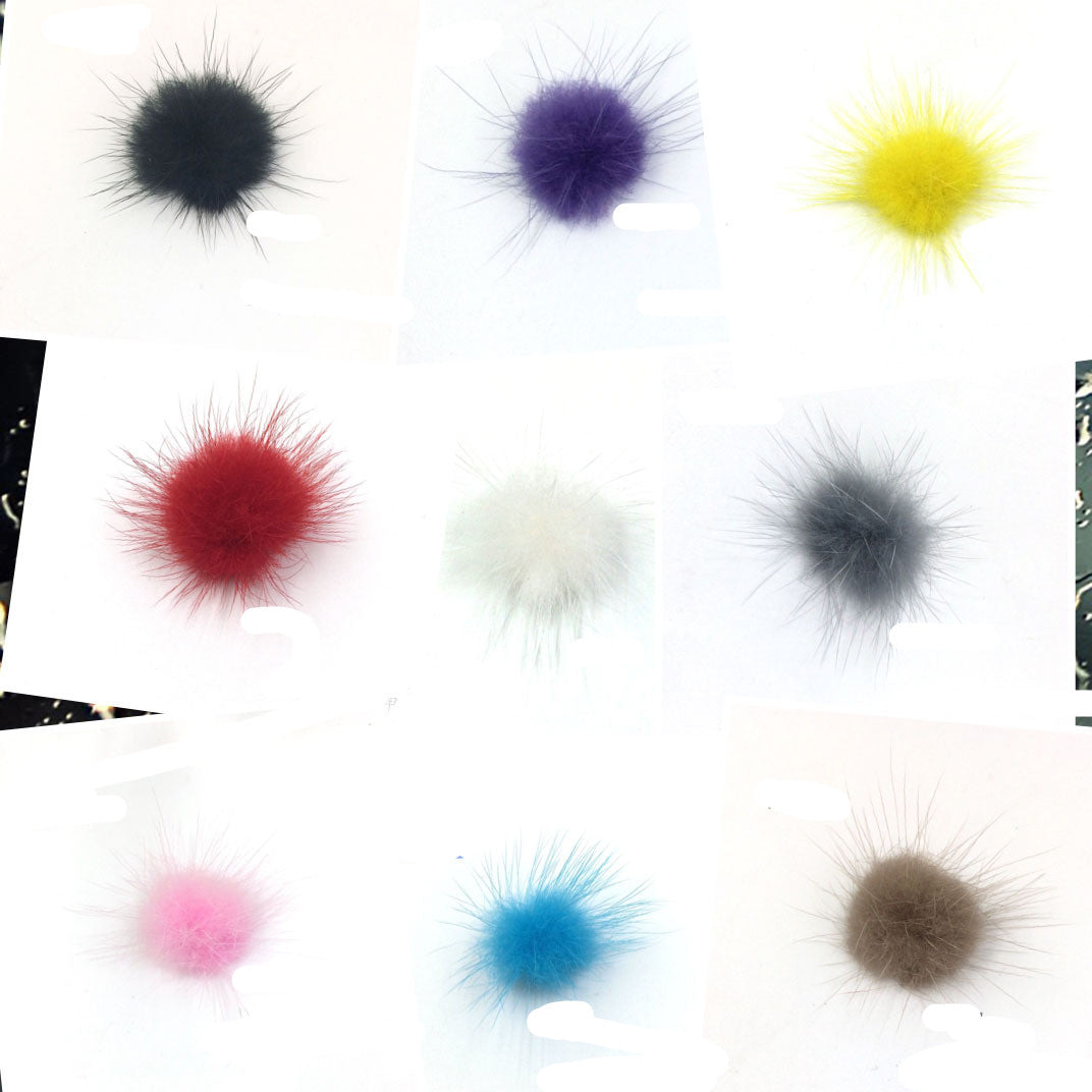 New Net Red Detachable Magnet Stone Hair Ball Nail Art