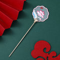 Antique Hairpin Bookmark Su Embroidery Ribbon Embroidery Embroidery