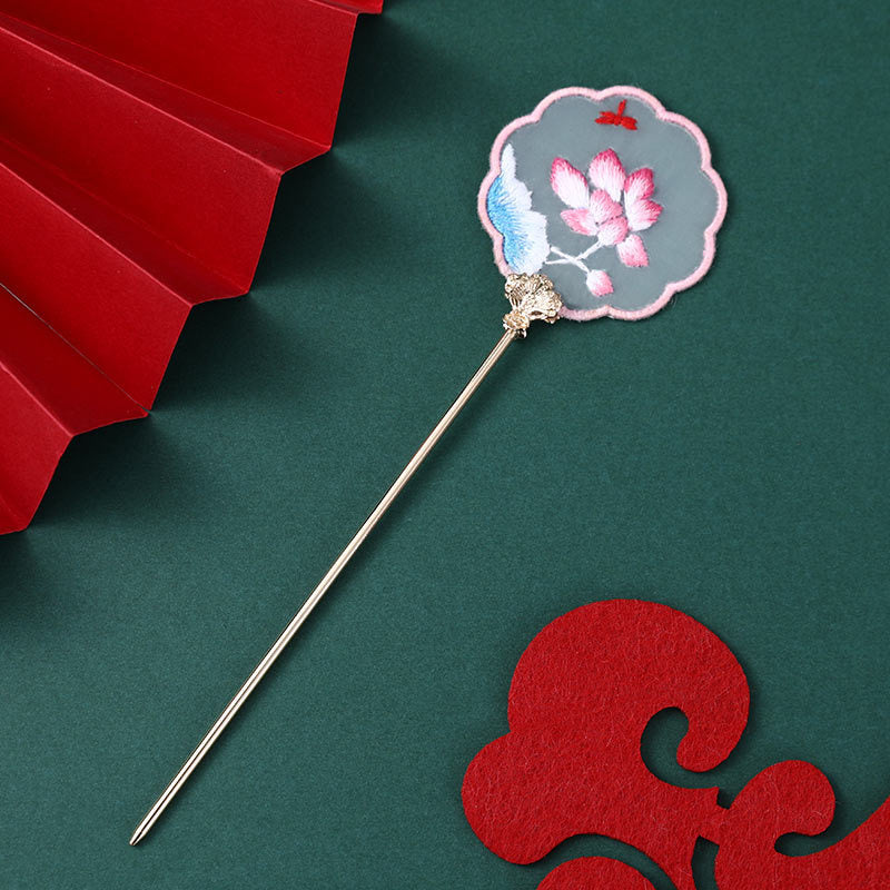 Antique Hairpin Bookmark Su Embroidery Ribbon Embroidery Embroidery