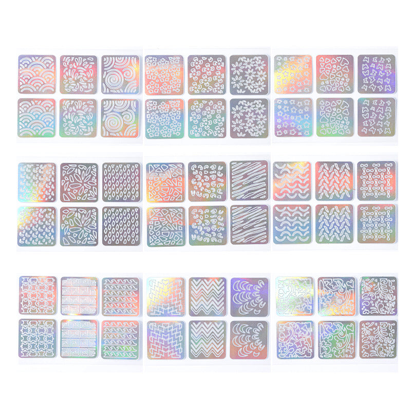 Laser cut out nail Decal