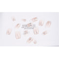 Bowknot White Diamond Wearing Nail Finished Nail Patch