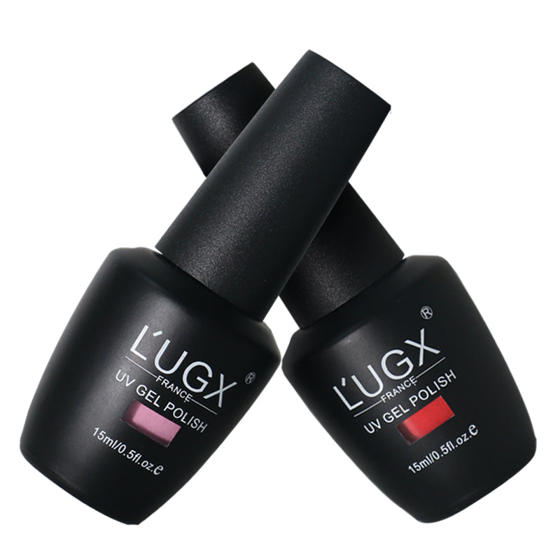 LUGX Frosted Sealing Layer Nail Polish Glue New Color Popular Nail Shop Special Phototherapy Nail Polish Small Bottle 15Ml