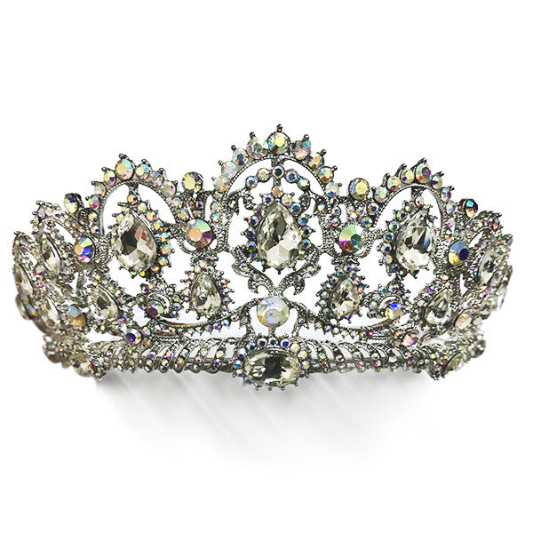 Bridal Rhinestone Wedding Big Crown Headband
