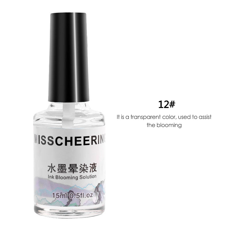 Misscheering Nail Polish Gel Varnish Watercolor Ink Gradient Marble Patte