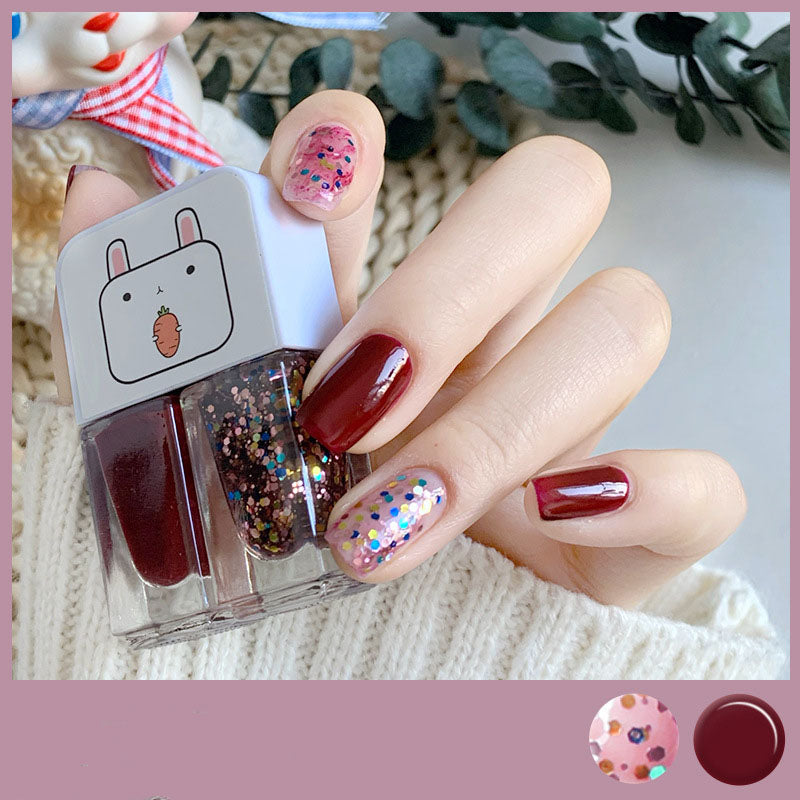 28-Color Gemini Set Nail Polish Free Baking Quick-Drying Nail Polish