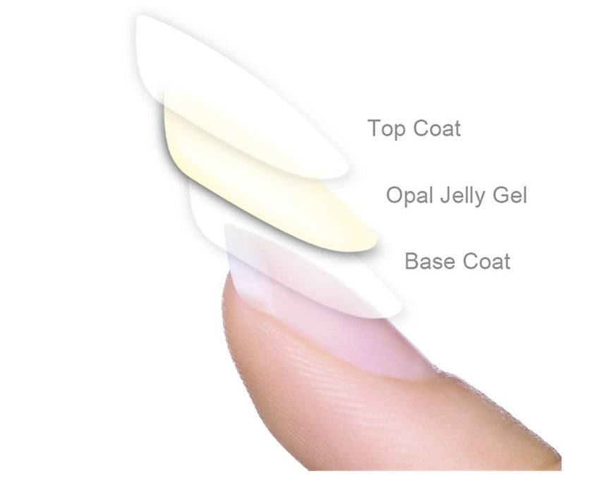 Born Pretty Milky White Jelly Transparent Nail Polish