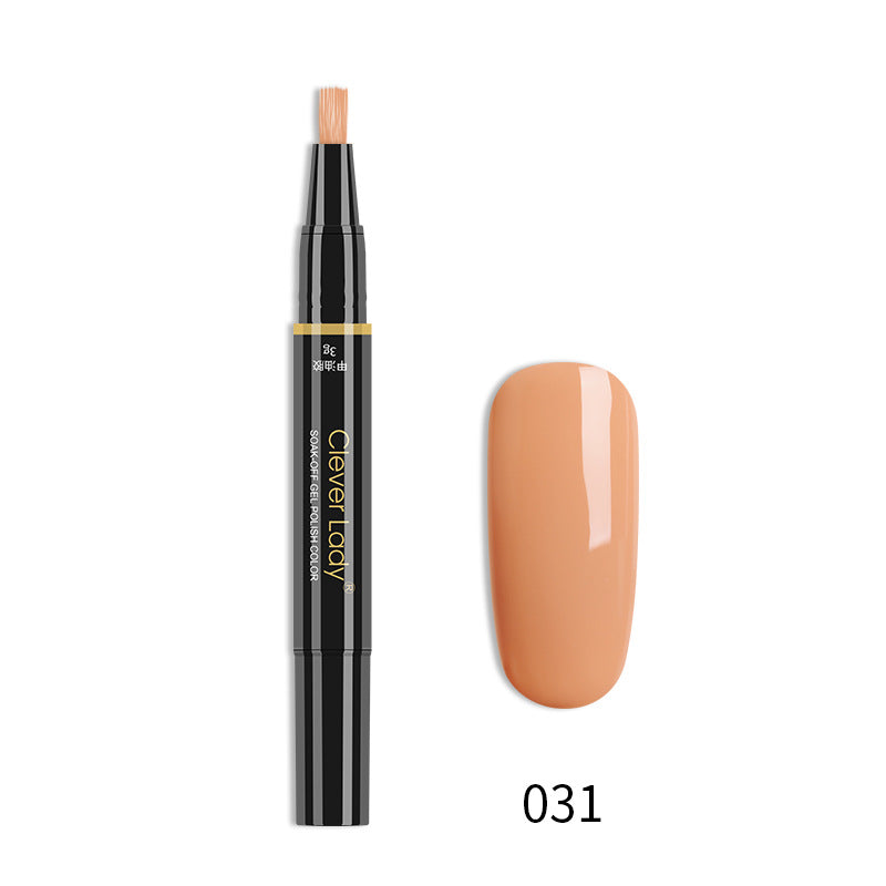 Clever Lady New Style Nail Polish One-Step Glue Nail Polish Glue Three-In-One Nail Polish Pen One-Step Nail Glue
