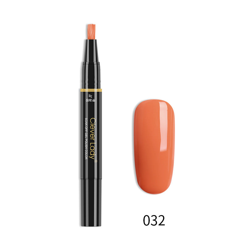 Clever Lady New Style Nail Polish One-Step Glue Nail Polish Glue Three-In-One Nail Polish Pen One-Step Nail Glue