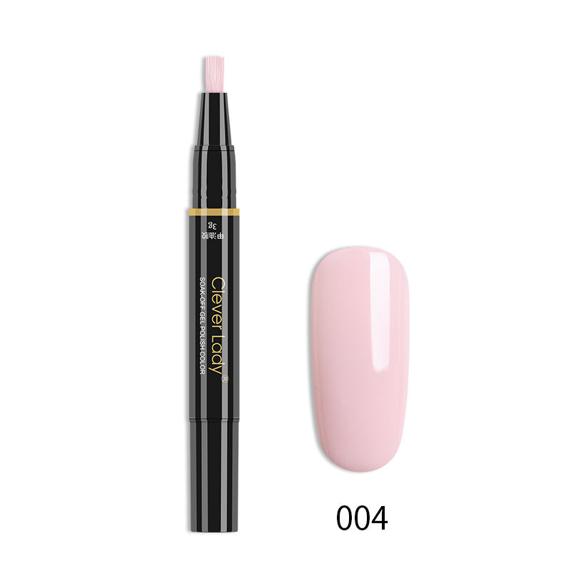 Clever Lady New Style Nail Polish One-Step Glue Nail Polish Glue Three-In-One Nail Polish Pen One-Step Nail Glue