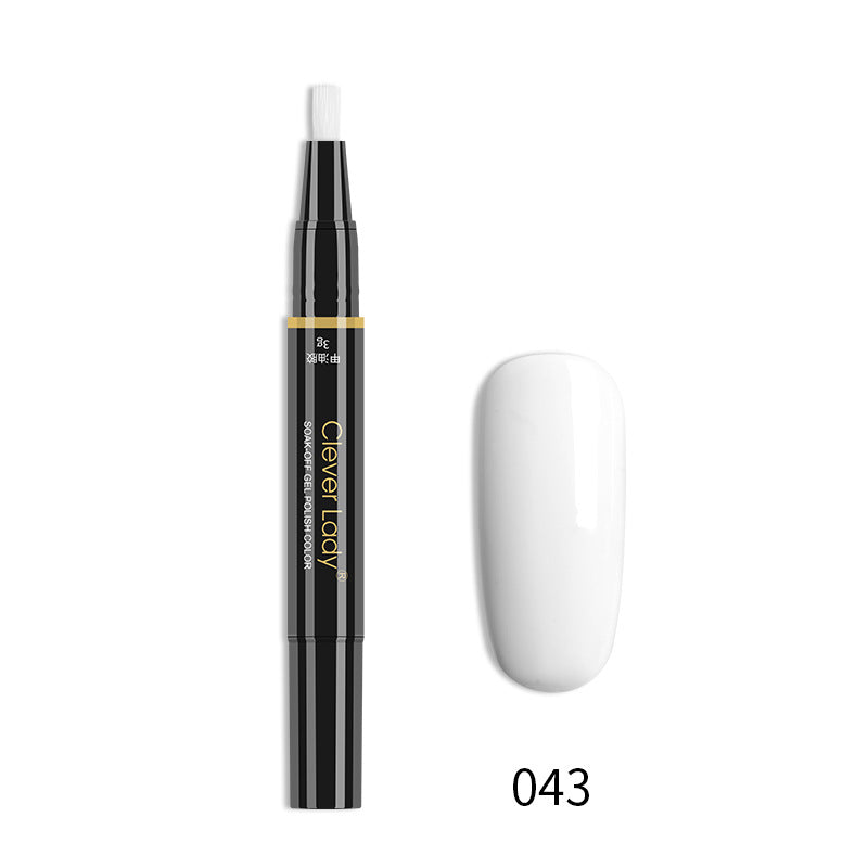 Clever Lady New Style Nail Polish One-Step Glue Nail Polish Glue Three-In-One Nail Polish Pen One-Step Nail Glue