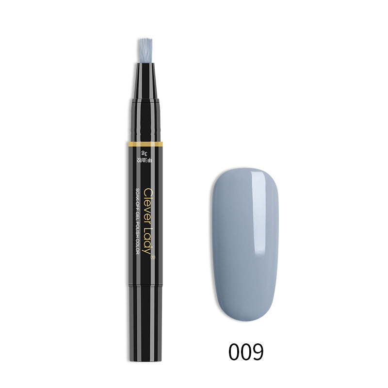 Clever Lady New Style Nail Polish One-Step Glue Nail Polish Glue Three-In-One Nail Polish Pen One-Step Nail Glue