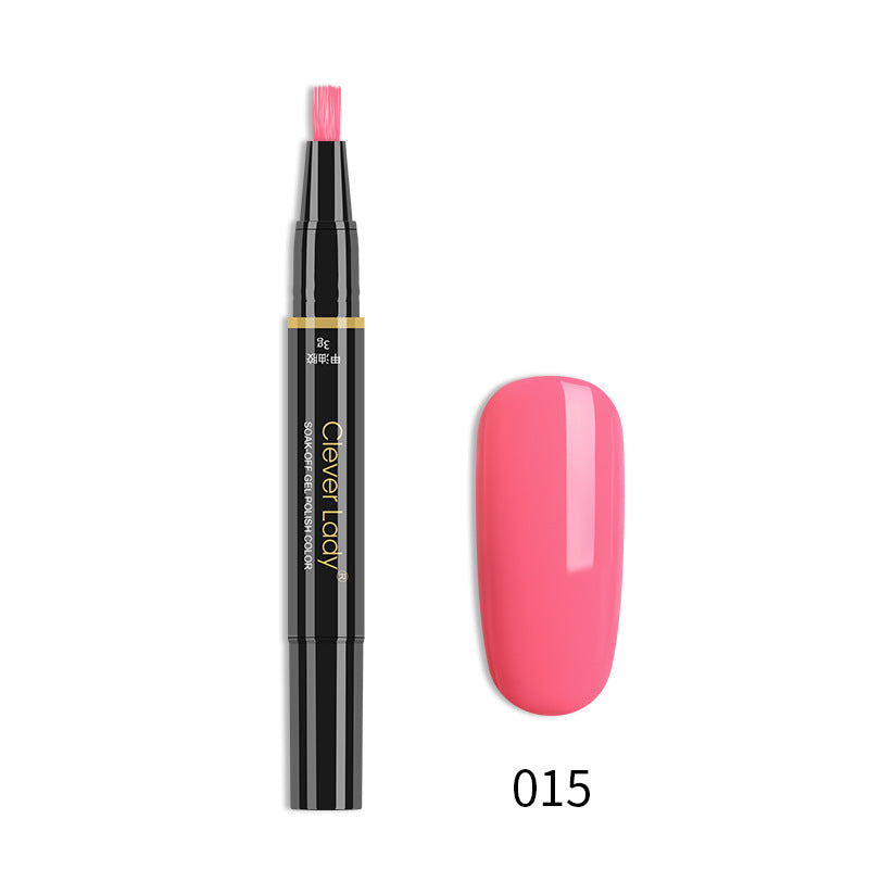 Clever Lady New Style Nail Polish One-Step Glue Nail Polish Glue Three-In-One Nail Polish Pen One-Step Nail Glue