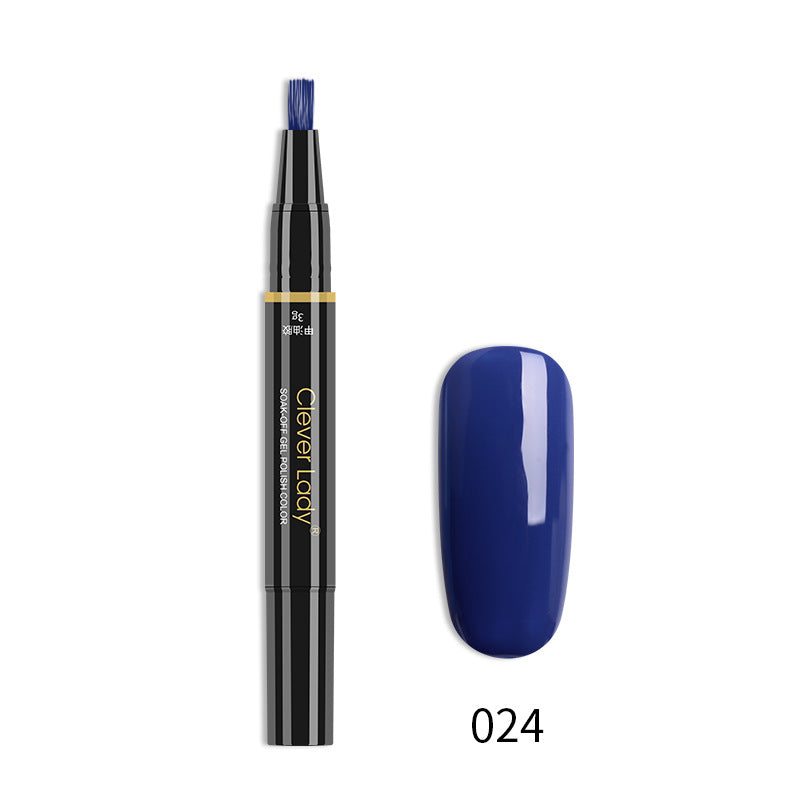 Clever Lady New Style Nail Polish One-Step Glue Nail Polish Glue Three-In-One Nail Polish Pen One-Step Nail Glue