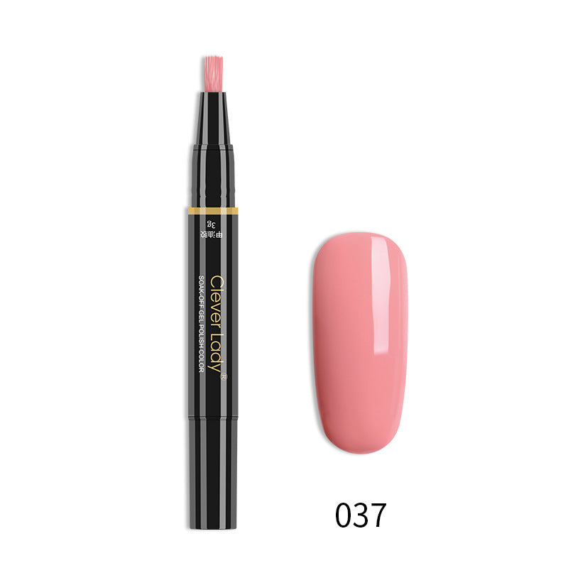 Clever Lady New Style Nail Polish One-Step Glue Nail Polish Glue Three-In-One Nail Polish Pen One-Step Nail Glue