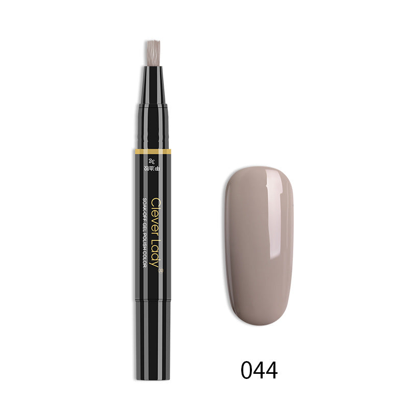 Clever Lady New Style Nail Polish One-Step Glue Nail Polish Glue Three-In-One Nail Polish Pen One-Step Nail Glue