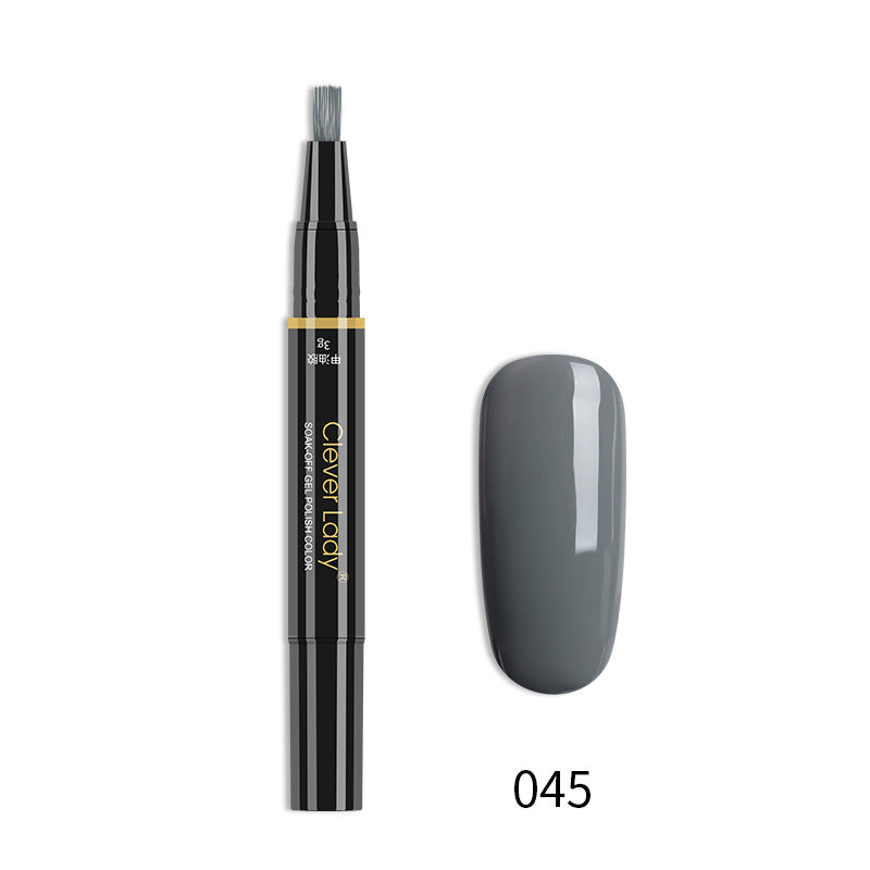 Clever Lady New Style Nail Polish One-Step Glue Nail Polish Glue Three-In-One Nail Polish Pen One-Step Nail Glue