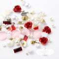3D Nail Rhinestones Rose Jewelry Diamond DIY Gems Charming Mix Crystal Nail Art Decorations Gel Glitter Nail Accessories