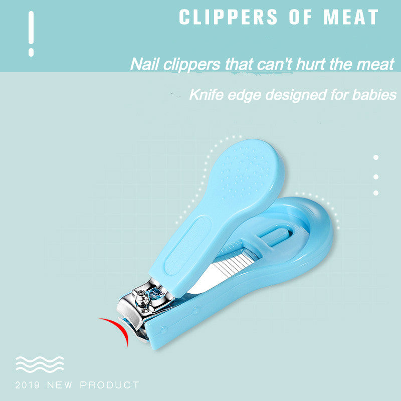 Lovely Tool Baby Nail File Combination Set Baby Nail Clipper Four-Piece Set Baby Safety Nail Clipper