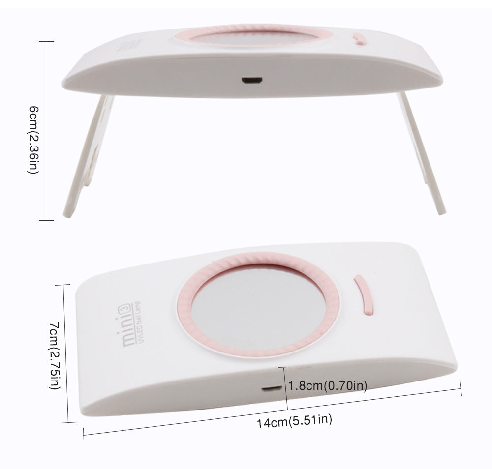 Mini New Foldable Portable Nail Phototherapy Machine