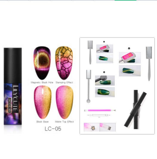 Lilycute Magic Wide Cat Eye Nail Polish