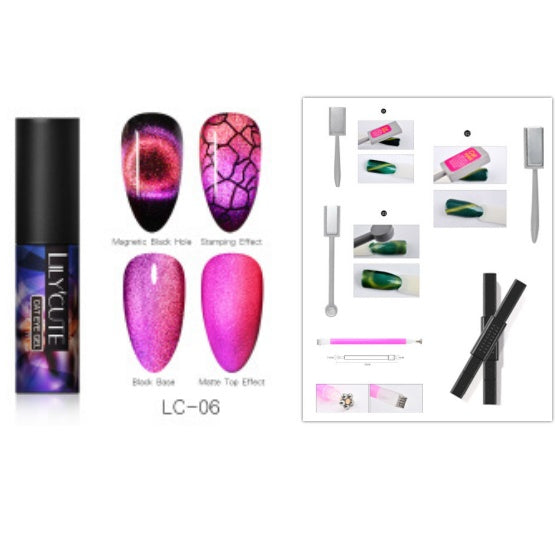 Lilycute Magic Wide Cat Eye Nail Polish